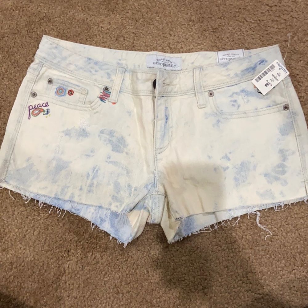 Aeropostale Bleach Washed Jean Shorts 🩳